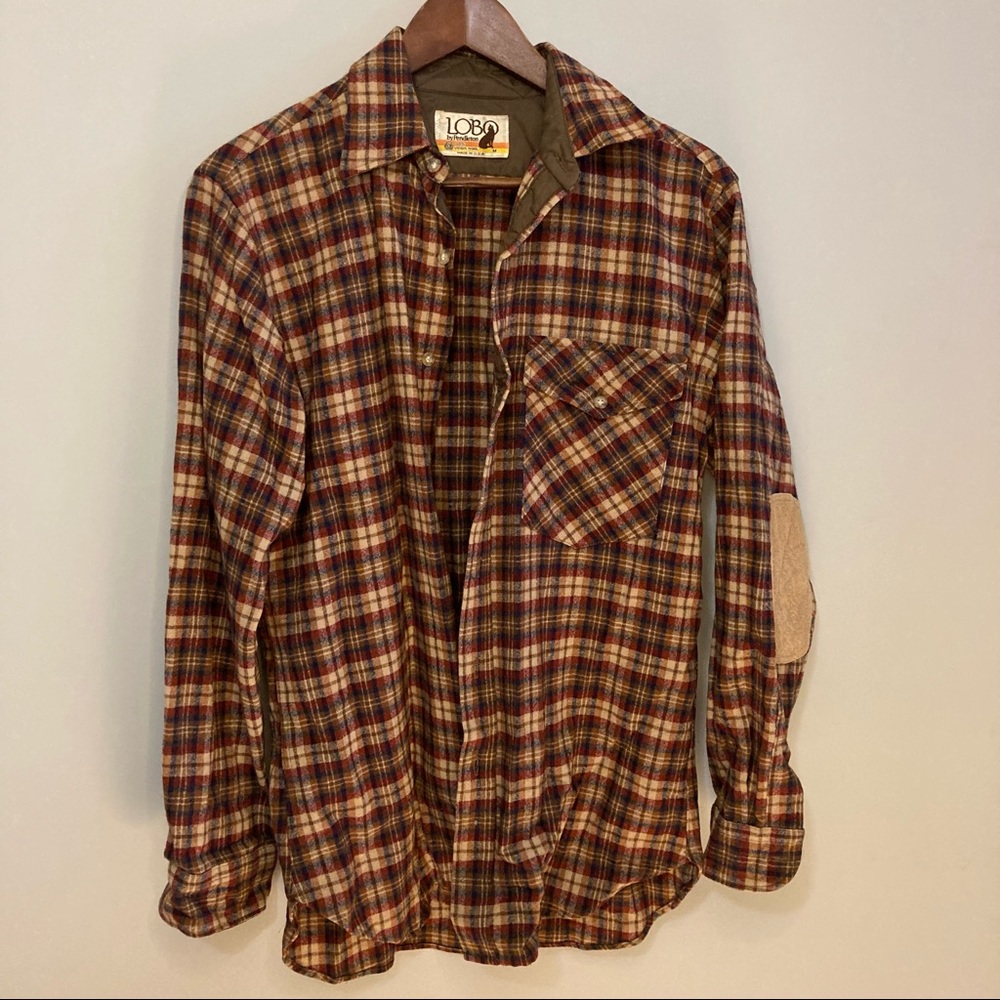 Lobo vintage wool flannel with elbow pads